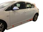 Opel Astra J Hb - Sedan Uyumlu 2013 - 2015 Yan Marşpiyel Seti (Plastik)