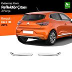 Renault Clio 5 Krom Reflektör Çıtası 2 Prç. 2019 Ve Üzeri
