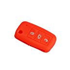 Silikon Anahtar Kabı- Volkswagen/Jetta Kırmızı / Sypd52-1