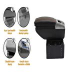 Sürgülü Kolçak Siyah-Kırmızı Dikişli / Icko60-Sk