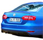 Volkswagen Jetta (2010-2014) R Model Arka Tampon Eki - Difüzör (Plastik)