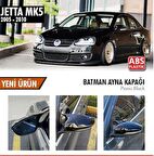 Volkswagen Jetta Mk5 (2005-2010) Batman Yarasa Ayna Kapağı (Parlak Siyah)