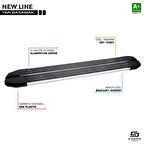 Ford Connect Newline Aluminyum Yan Basamak 189 Cm 2002-2014