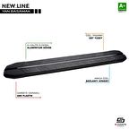 Fiat Doblo Newline Siyah Yan Basamak 183 Cm 2001-2010