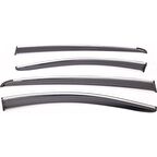 Sunplex Nıssan Navara 05-20  Style 4 Lü Set Kromlu Cam Rüzgarlığı Ön Ve Arka