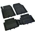 Renault Latitude Uyumlu Universal Pufi Race Paspas Siyah Renk