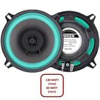 13 Cm 5 inç 130 Watt Niken Araç Hoparlörü