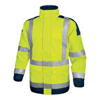 Delta Plus EASYVIEW Reflektörlü Su Geçirmez Parka Sarı