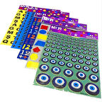 A4 Sticker Karışık - 10 adet