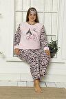 Welsoft Polar Büyük Beden Pijama Takımı 32D-183311
