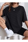 Ethno-Chic Baskılı Unisex Oversize T-Shirt