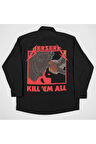 Berserk Kill Em All Baskılı Unisex Anime Gömlek
