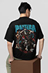 Pantera Rock Metal Müzik Grubu Baskılı Unisex Oversize Tişört
