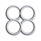 Oto Lastik Yanağı Lüks Beyaz 15 Jant 4 Adet Yanak