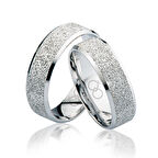 Harem Altın Beyaz Altın Alyans 3305-3