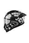 AXXIS FENIX ANGRY FACE B2 BLACK GREY MATT
