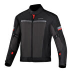 4Riders Valencia Yazlık CE Sertifikalı Korumalı Kadın Motosiklet Montu Siyah