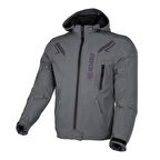 4Riders Rex Pro Korumalı Softshell Motosiklet Montu Gri