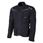 4Riders Herman Pro 3 Katmanlı CE Sertifikalı Korumalı Motosiklet Montu (Geniş Beden) Siyah