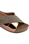 Shayna Anatomik Taban Kadın Terlik Bronz