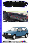 Fiat Uno Torpido Koruma Halısı 1983-1995 Modele Özel Üretim - Mavi Kenar