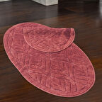 Palmiye Oval Pamuklu 2 Li Paspas Eskitme