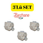 BEZHANE Baby Yıkanabilir Bebek Bezi Cepli Yıldızlı Kapiçino (15kg-25kg)3 Numara 3'LÜ SET