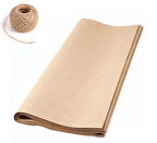 70cm x 100cm Kraft Kağıt Çeyiz Paketleme Kağıdı Ambalaj Kağıdı Paketleme Kağıdı Hediye Paketleme Kağıdı 15 Adet ve 100 Metre Jüt İp