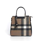 Kadın Omuz Çantası 969-33553 SİLVER POLO Kadın ÇANTASI M80 KAHVE-MAT SİYAH