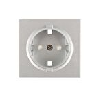 Makel Cellia Gümüş Topraklı Priz Kapak 2251733