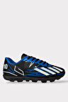 Erkek Futbol Halı Saha Ayakkabısı SİYAH - MAVİ