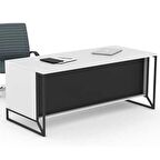 Luban 120 Ofis Çalışma Masası-Beyaz