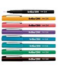 Artline 200 Fine 0.4mm İnce Uçlu Yazı ve Çizim Kalemi 8’li Set 