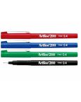 Artline 200 Fine 0.4mm İnce Uçlu Yazı ve Çizim Kalemi 4’lü Set 