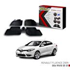 Renault Fluence -2009 için Uyumlu 3D Paspas