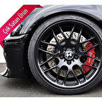 Volkswagen Polo Uyumlu Brembo Kırmızı Kaliper Kapağı 4 Parça Ön Arka Set