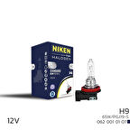 Niken 12V H9 65W Halojen Ampul PGJ19-5
