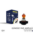 Niken 12V PSY19W Gündüz Far Ampulü (PG20d-2) AMBER 10’Lu