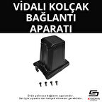 S-Dizayn Fiat Doblo ABS Vidalı Kol Dayama Kolçak Alt Adaptör 2015 Üzeri A+Kalite