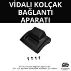 S-Dizayn Ford Focus 2 ABS Vidalı Kol Dayama Kolçak Alt Adaptör 2005-2011 A+Kalite
