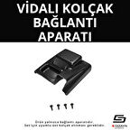 S-Dizayn VW Caddy 3 ABS Vidalı Kol Dayama Kolçak Alt Adaptör 2004-2015 A+Kalite
