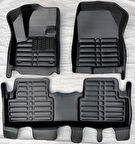 Peugeot 3008 Uyumlu 2016 Sonrası 5D Havuzlu Karbon Dizayn Paspas Seti