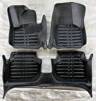 Volkswagen Jetta Uyumlu 2010 Sonrası 5D Havuzlu Karbon Dizayn Paspas Seti