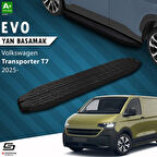 S-Dizayn Volkswagen Transporter T7 Kısa Şase Evo Siyah Yan Basamak 223 Cm 2025 Üzeri A+ Kalite