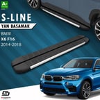 S-Dizayn Bmw X6 F16 S-Line Aluminyum Yan Basamak 193 Cm 2014-2018 A+ Kalite