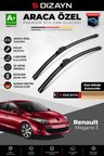 S-Dizayn Renault Megane 3 Ön Cam Silecek Seti 2009-2016 Premium Araca Özel 60-40 Cm  A+ Kalite
