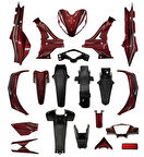 Kuba Ege Cup 100 Kaporta Seti Kırmızı