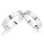 Beyaz Altın Alyans 3402-2