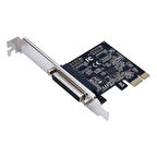PCI-e LPT paralel port kart  DB25 pin pcı express paralel port kartı