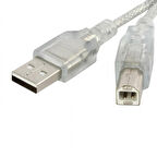 Usb 2.0 Yazıcı kablosu şeffaf prınter yazıcı kablosu 7m